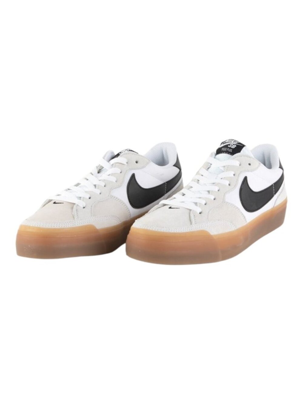 New  Nike SB Zoom Pogo Plus White Black Gum Sole Sneakers Women's 5 (22 cm)